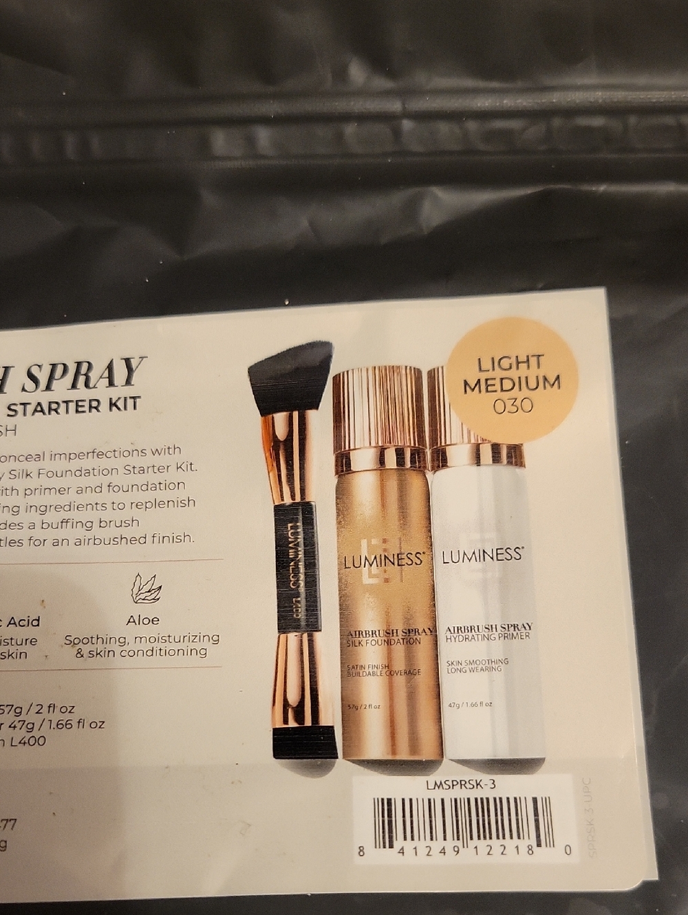 Luminess Airbrush Spray Foundation & Primer Kit - Light Medium 030